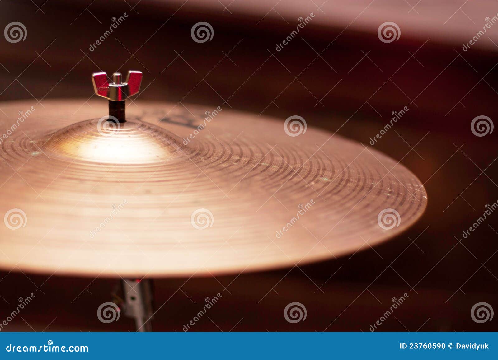 Brass cymbal stock photo. Image of view, reflection, instrument 23760590