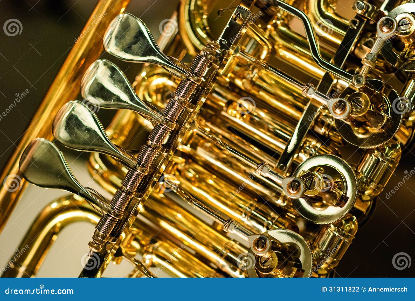 brass instrument detail