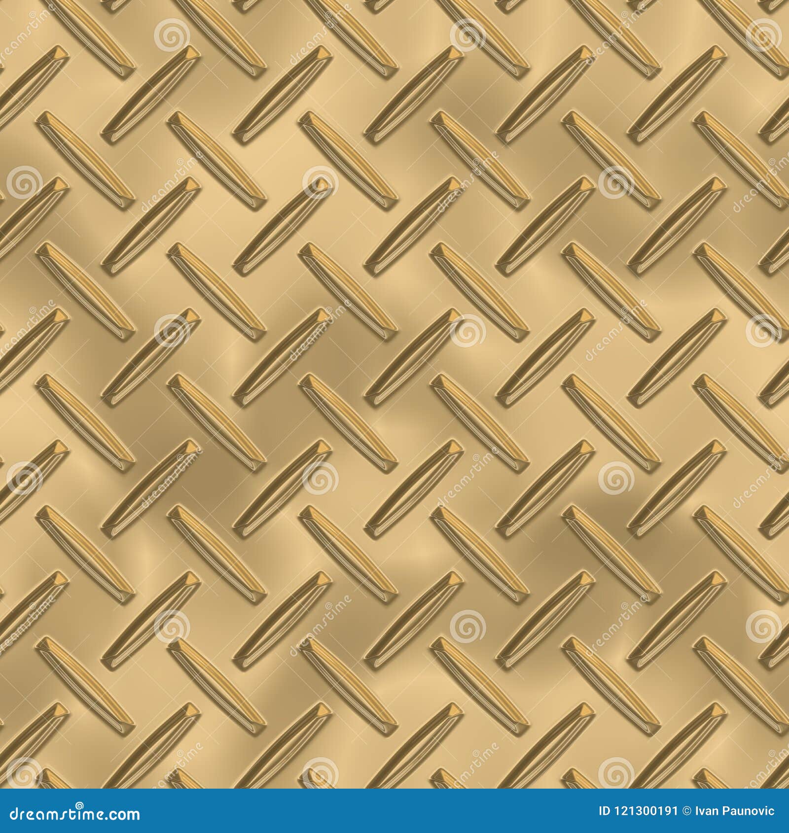 Brass Metal Plate Seamless Texture Stock Illustration Illustration of