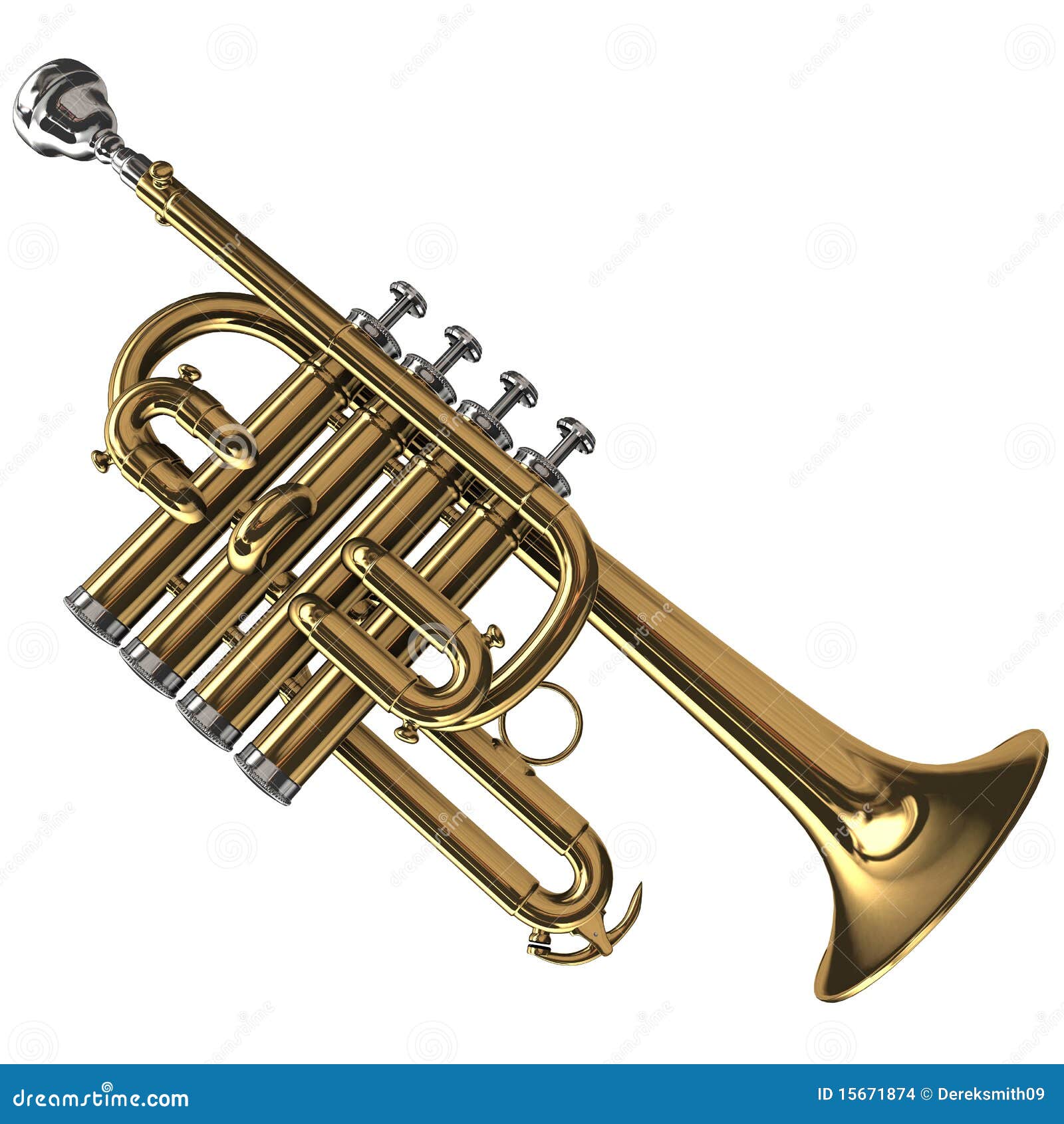 brass piccolo trumpet