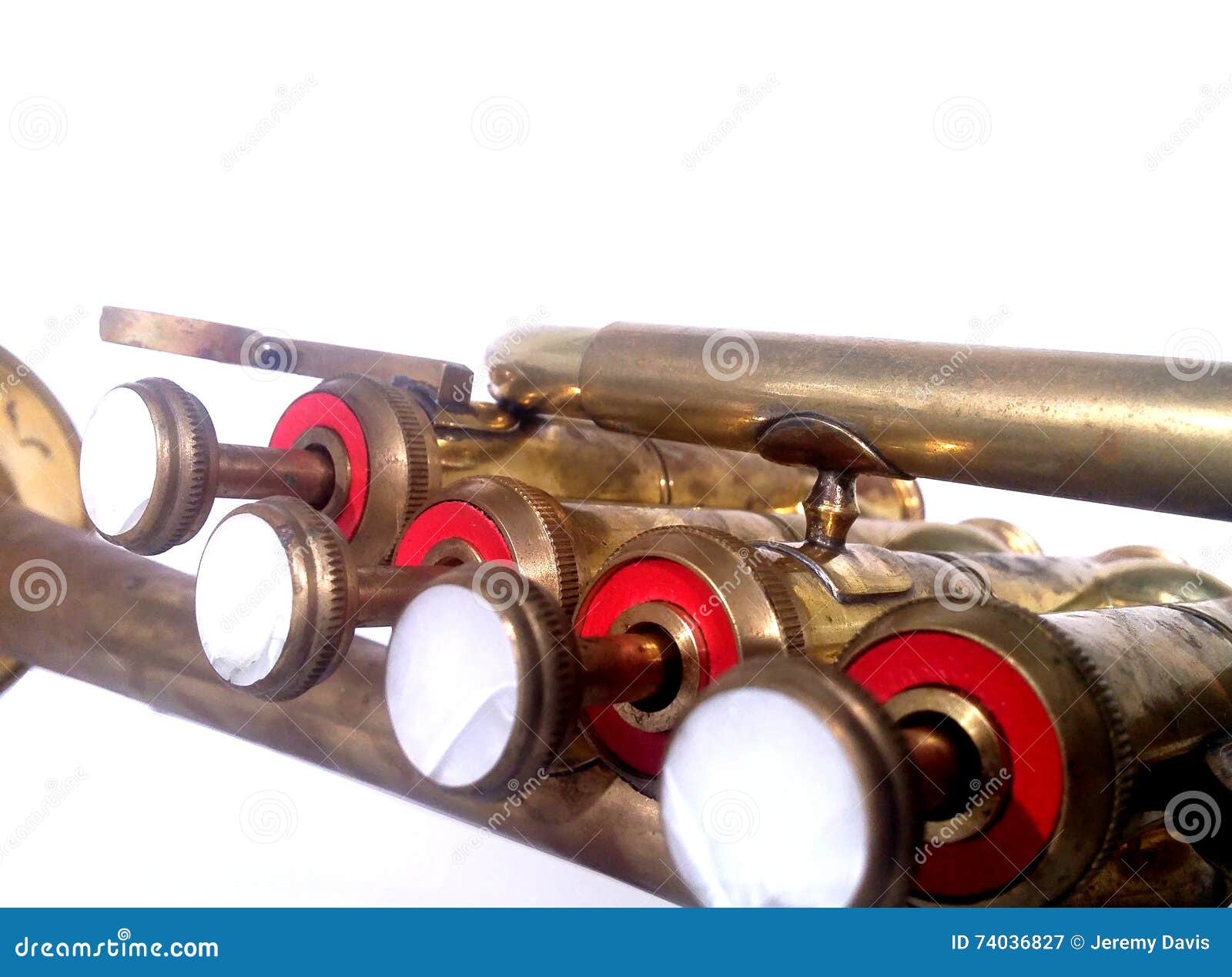 Piccolo Trumpet Valves Stock Photo 58921278