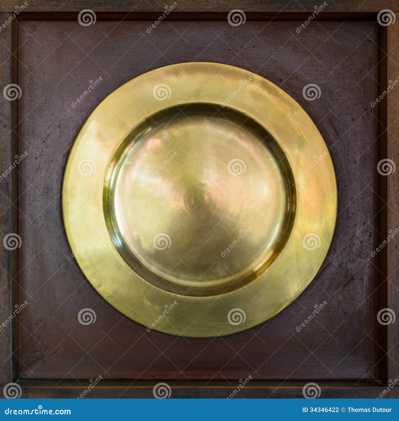 Brass plate stock photo. Image of shiny, golden, asian 34346422