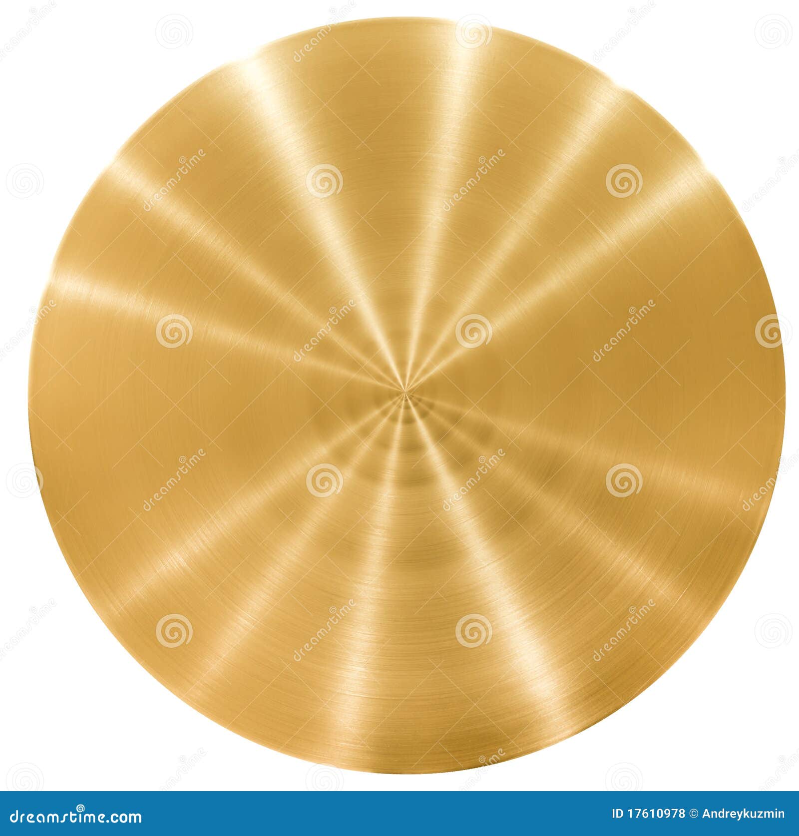 brass round metal plate or disk