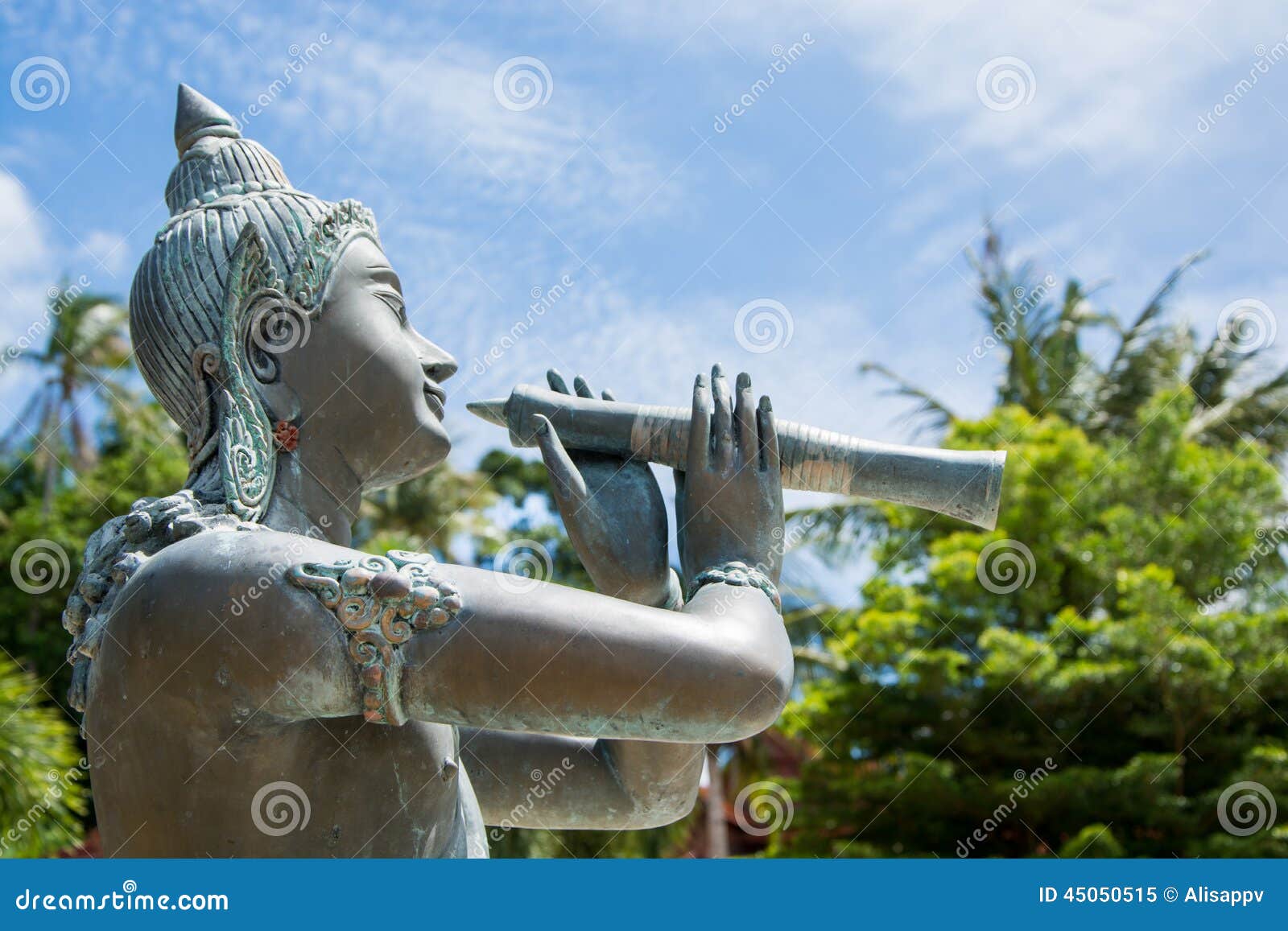 Brass statue stock image. Image of exterior, clear, asian 45050515