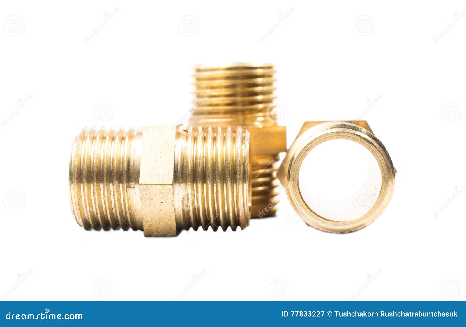 Brass waterpipe stock image. Image of fittings, brass 77833227