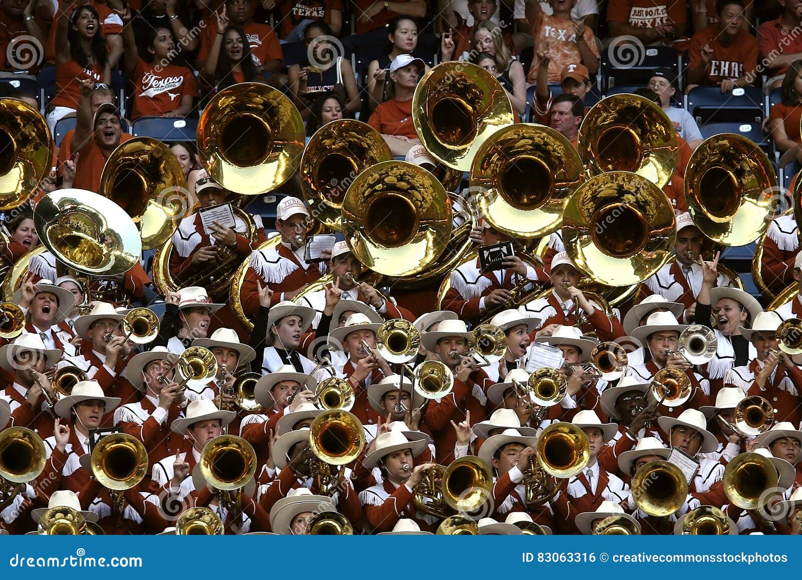 Brass Wind Instruments Of A Band Picture. Image 83063316