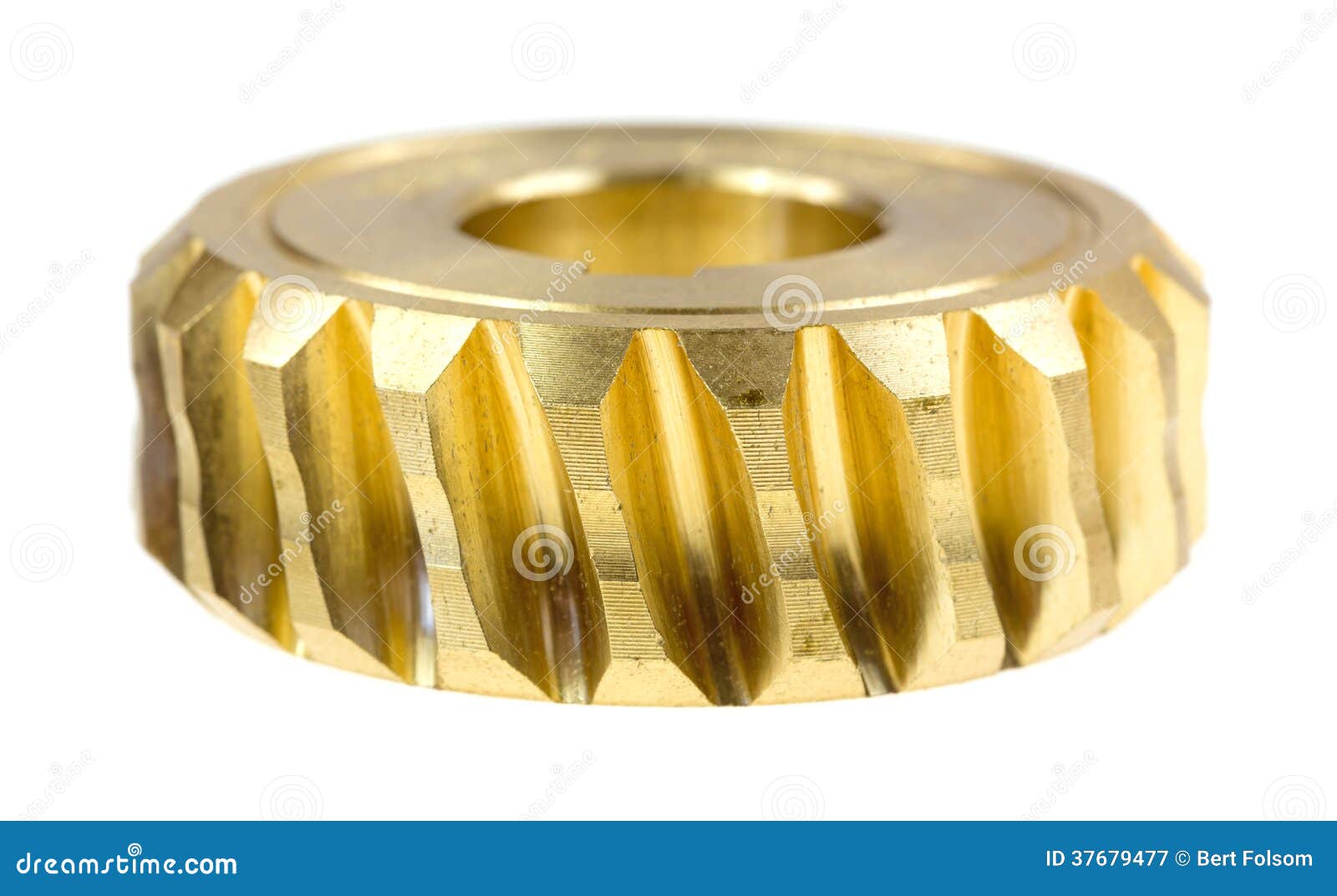 Brass worm gear stock image. Image of mechanism, industrial 37679477