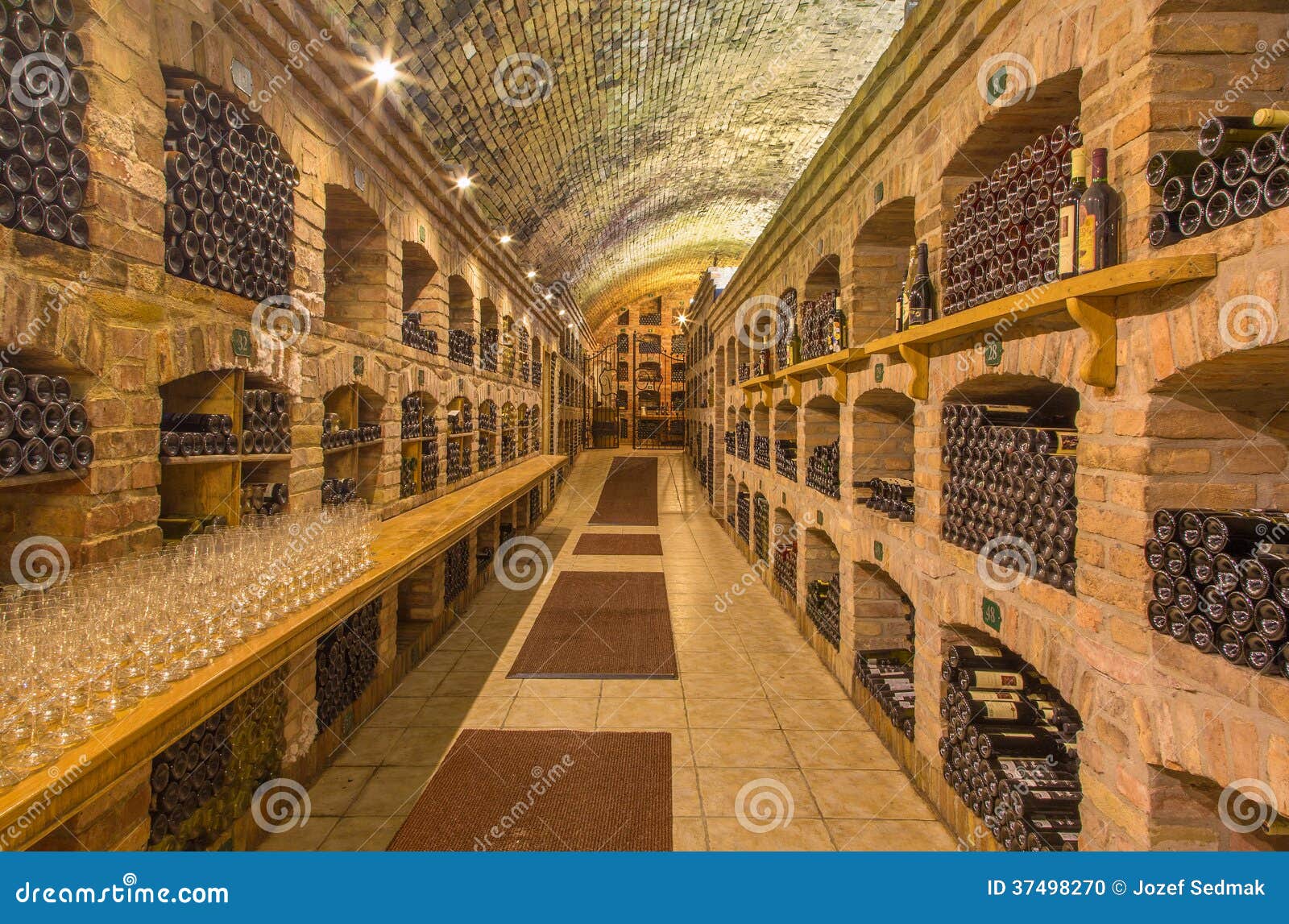 Bratislava Interior of Wine Callar and Archive Editorial Image