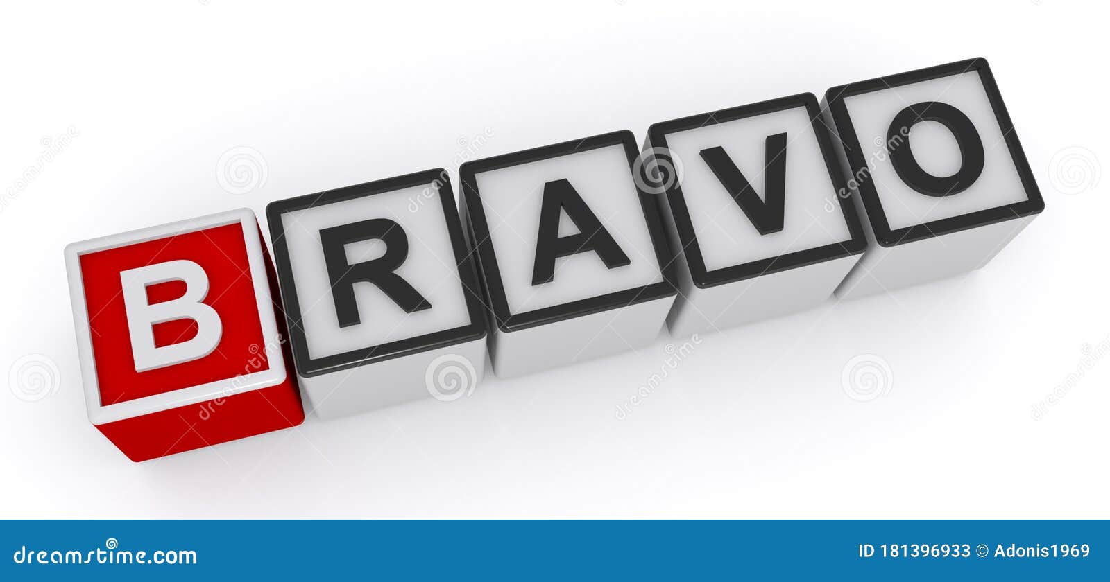 The Word Bravo In A Comic Bubble Vector Illustration CartoonDealer