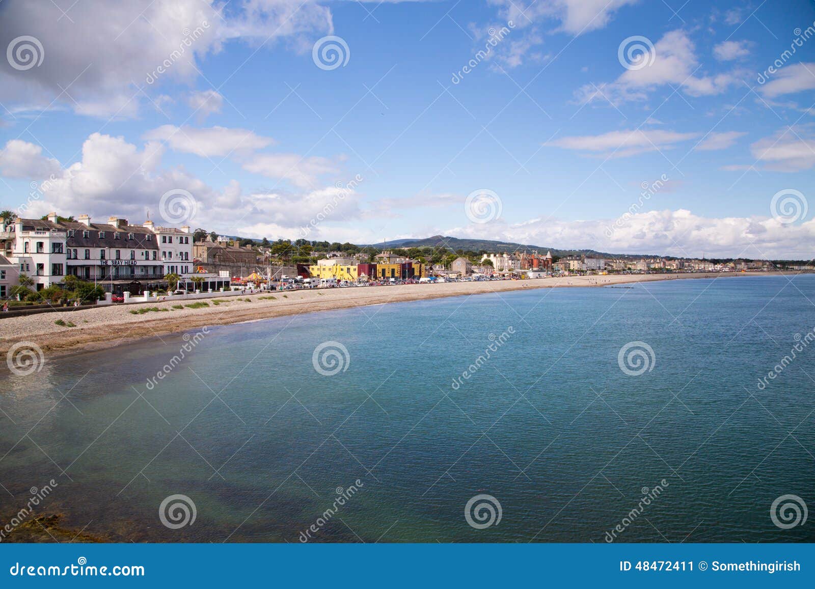 Bray Coastline, Co. Wicklow Stock Image Image of seaside, tranquil 48472411