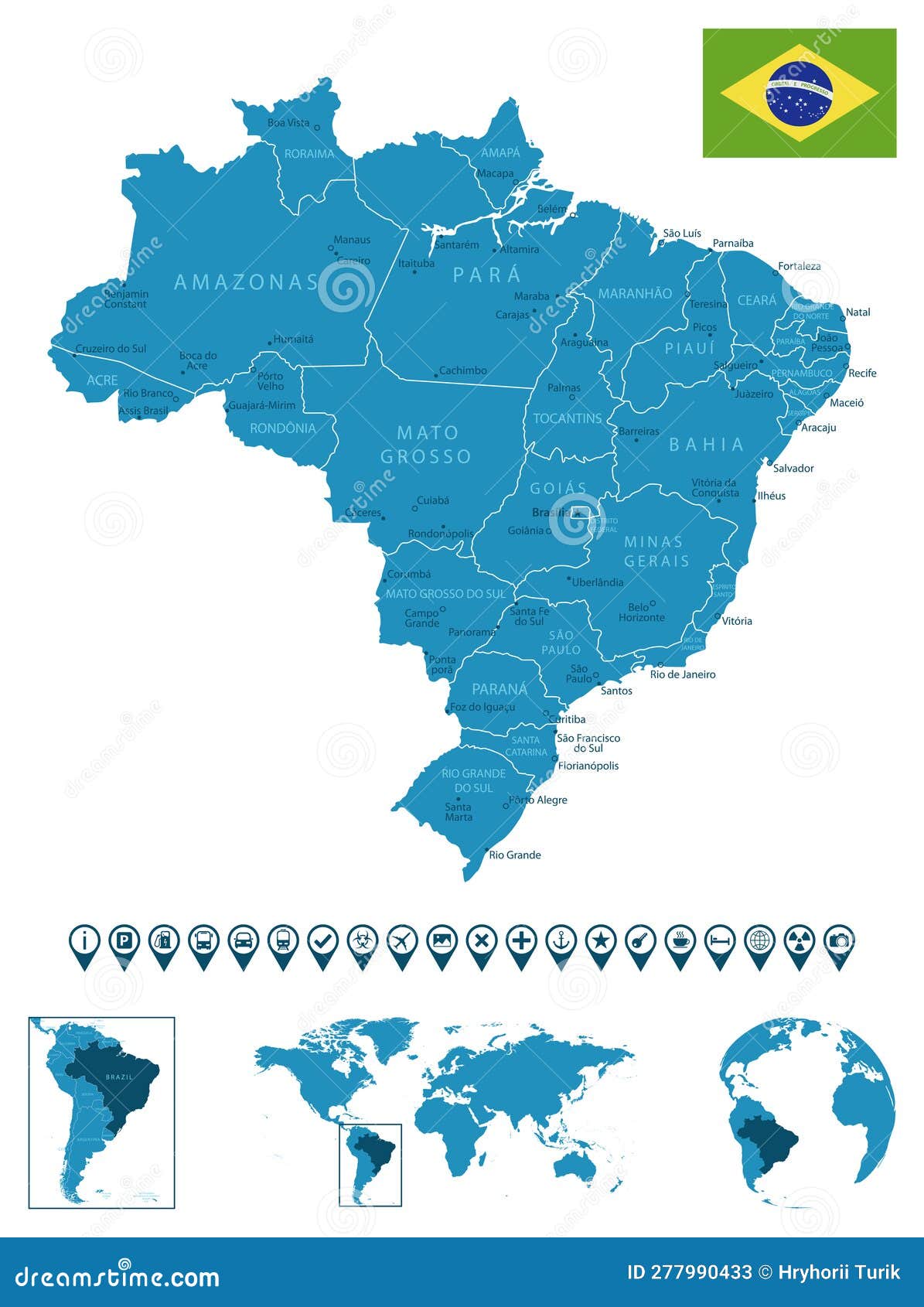 World Maps  Maps of all countries, cities and regions of The World