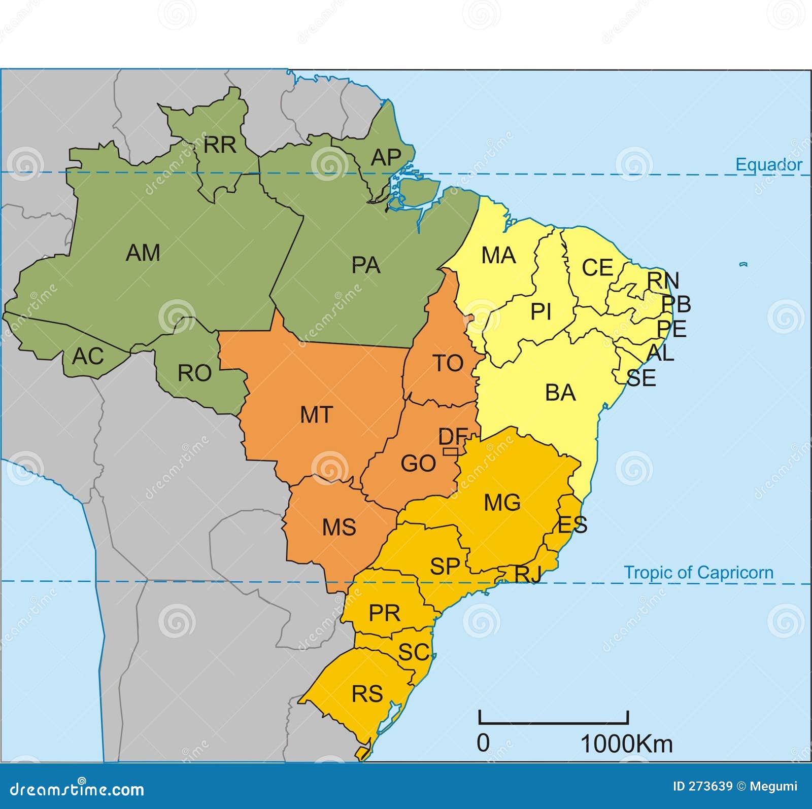 brazil map