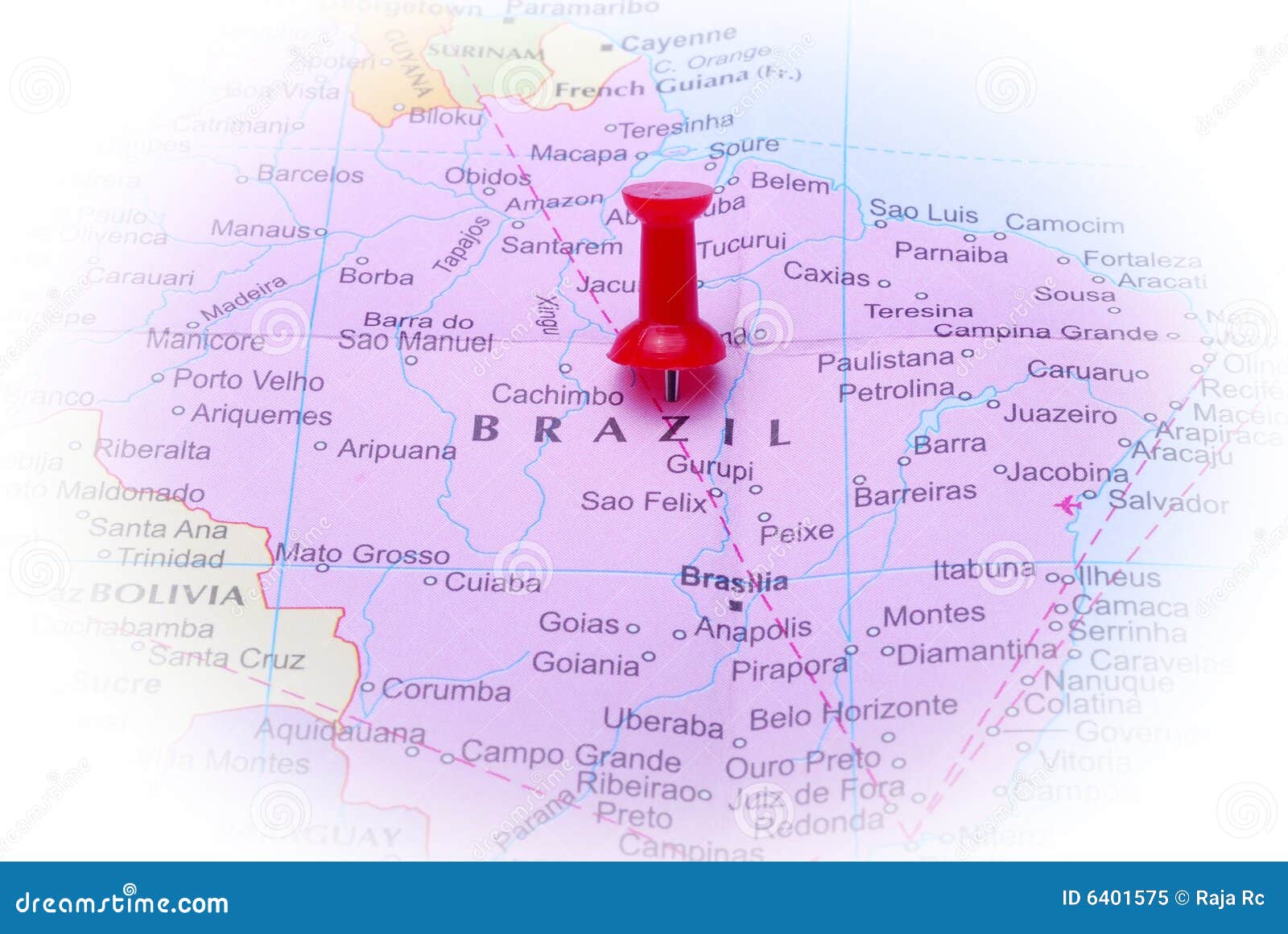 brazil in map