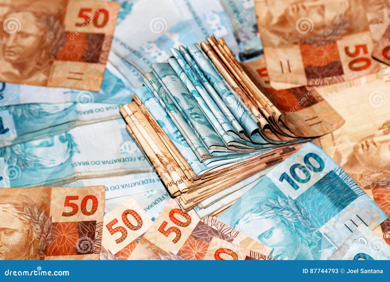 Brazil money package stock image. Image of economy, expense 87744793