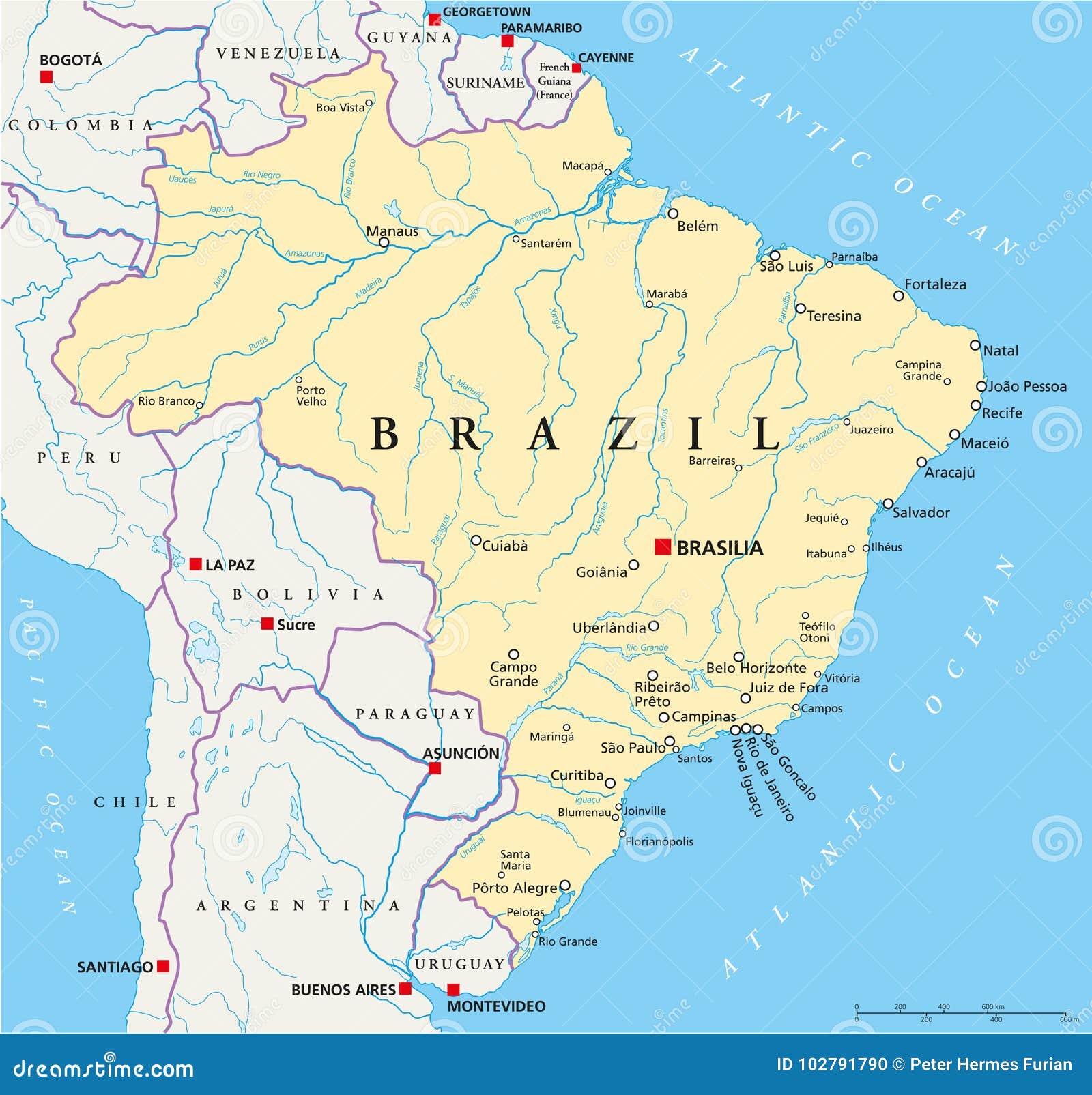 brazil political map