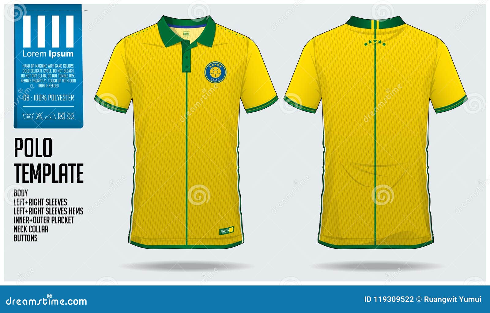 brazil soccer team uniform