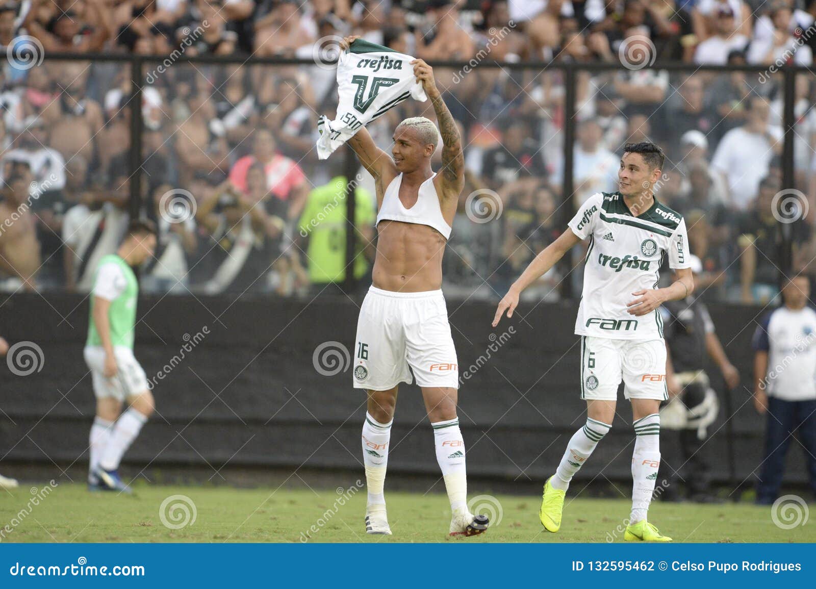 Palmeiras Deyverson R Vies Ball Against Editorial Stock Photo - Stock Image