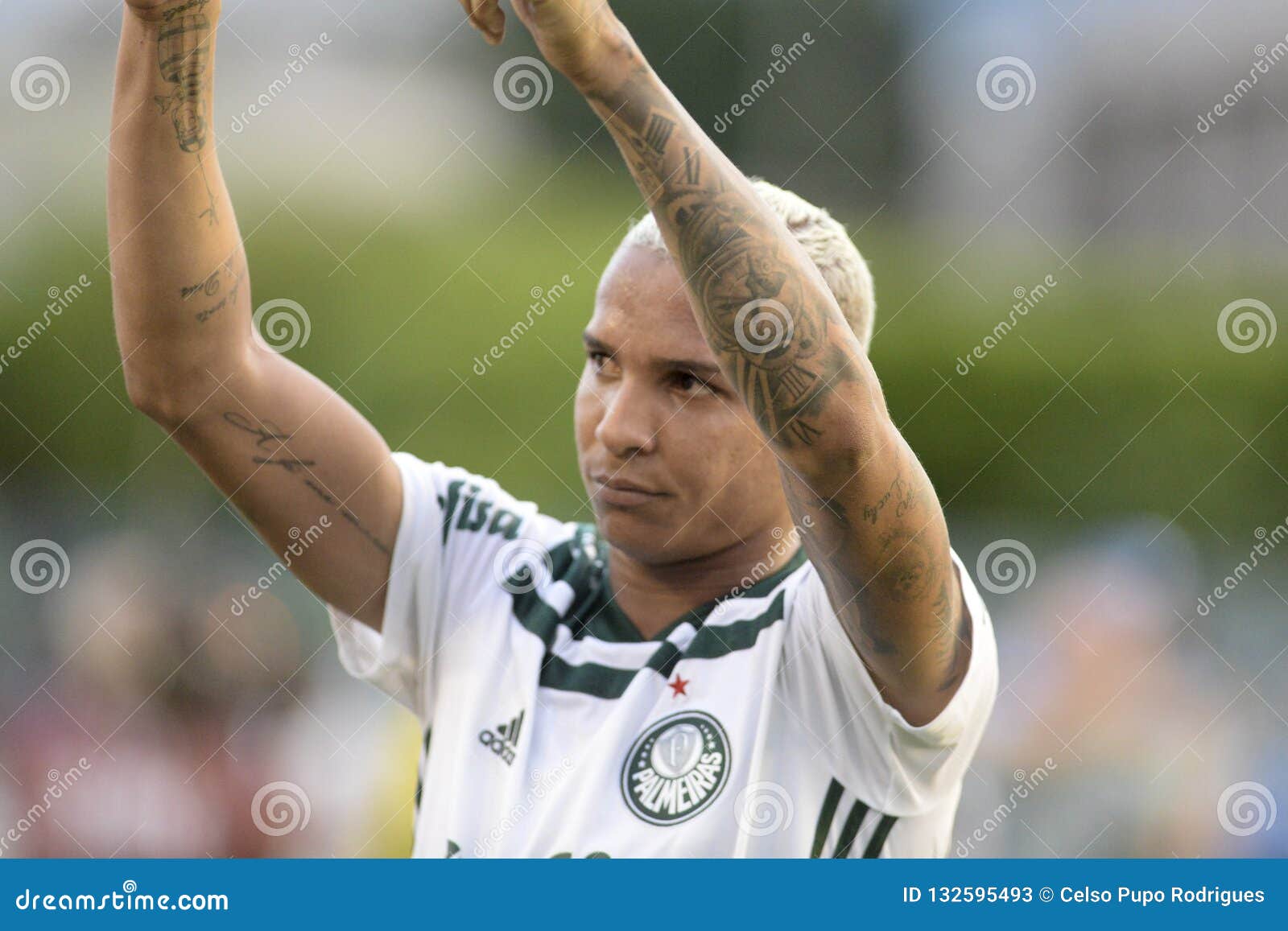 Palmeiras Deyverson R Vies Ball Against Editorial Stock Photo - Stock Image