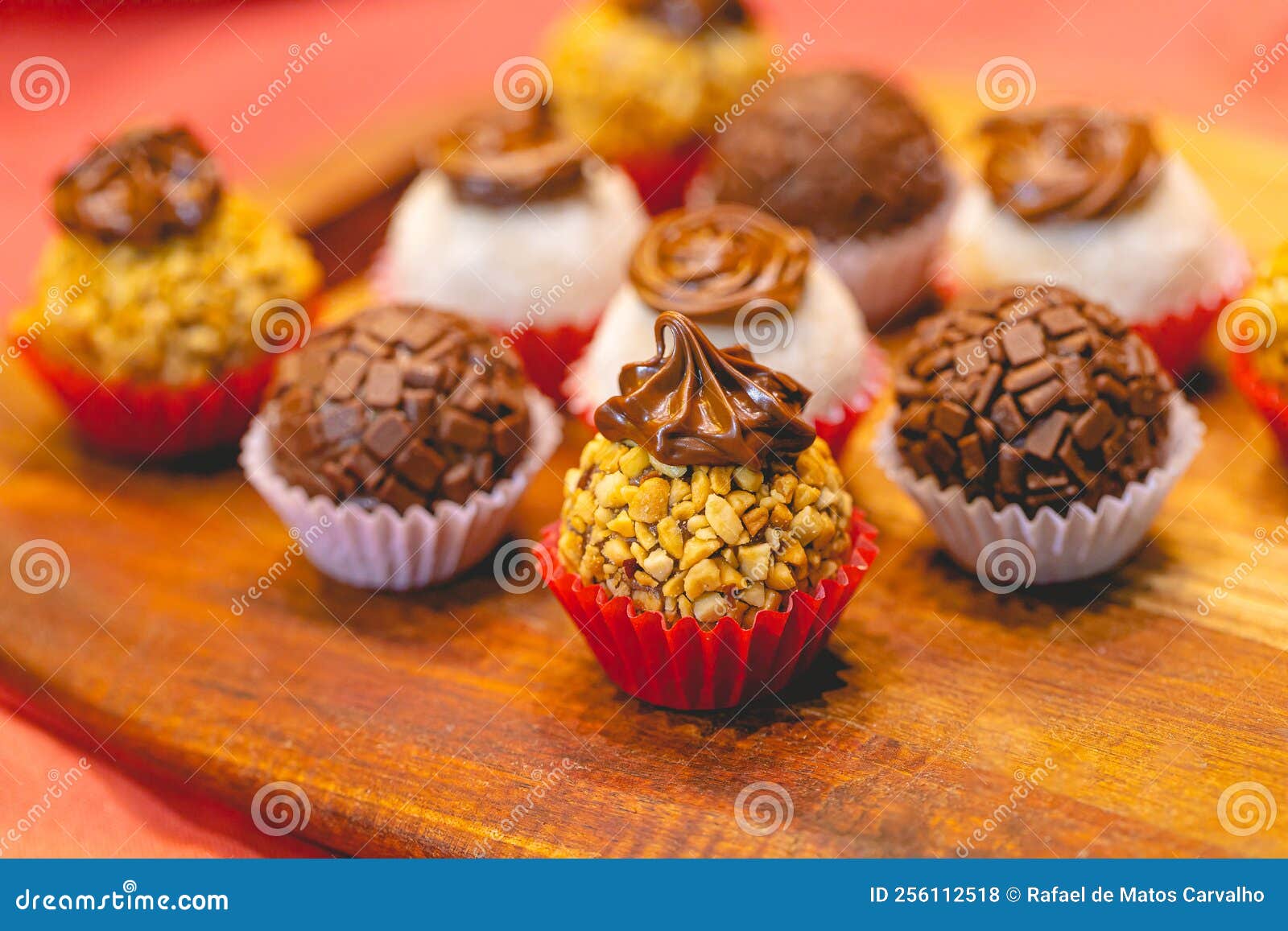 brazilian gourmet brigadeiro. brazilian food, dessert.