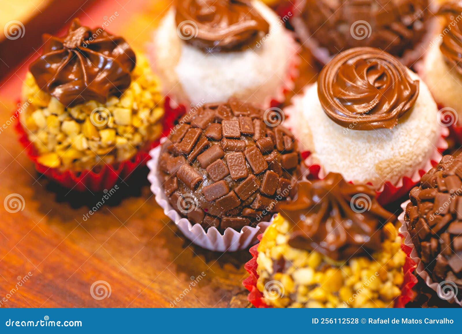 brazilian gourmet brigadeiro. brazilian food, dessert.