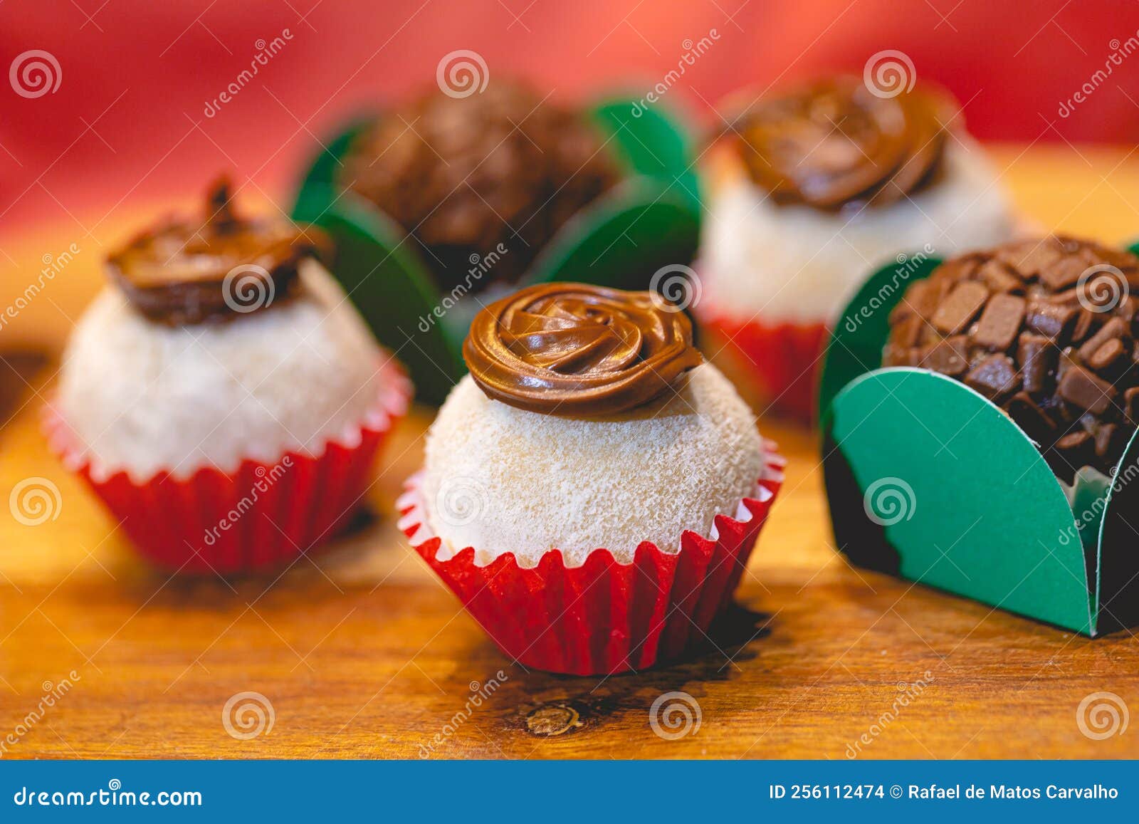 brazilian gourmet brigadeiro. brazilian food, dessert.