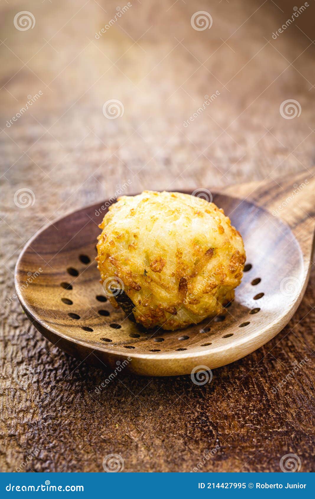 Brazilian Potato Dumpling, Vegetarian Potato Dumpling Stock Image