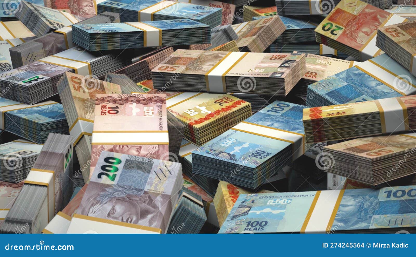 brazilian real banknote bundles money brazil currency r$ brl