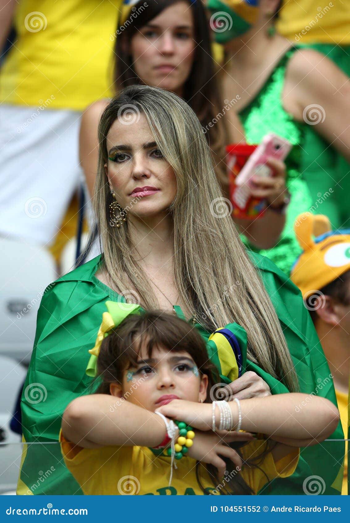Brazilian Soccer Fans Editorial Photography Image Of