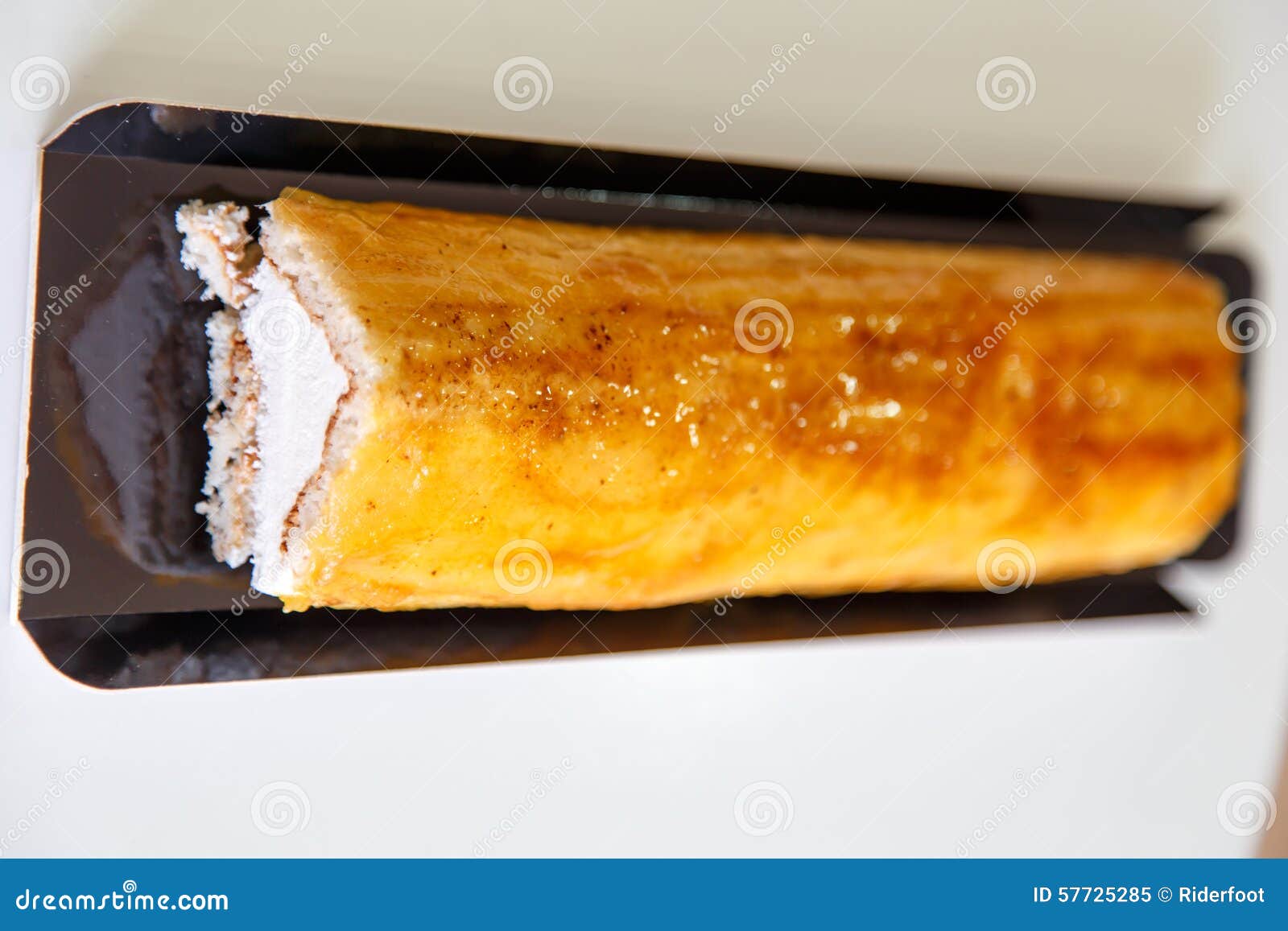 brazo de gitano, typical sweet cake from spain