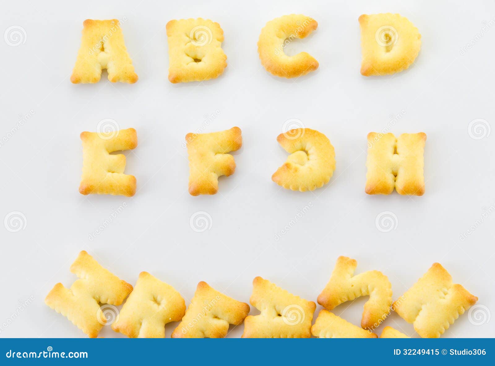 Bread alphabet stock image. Image of cookie, character 32249415