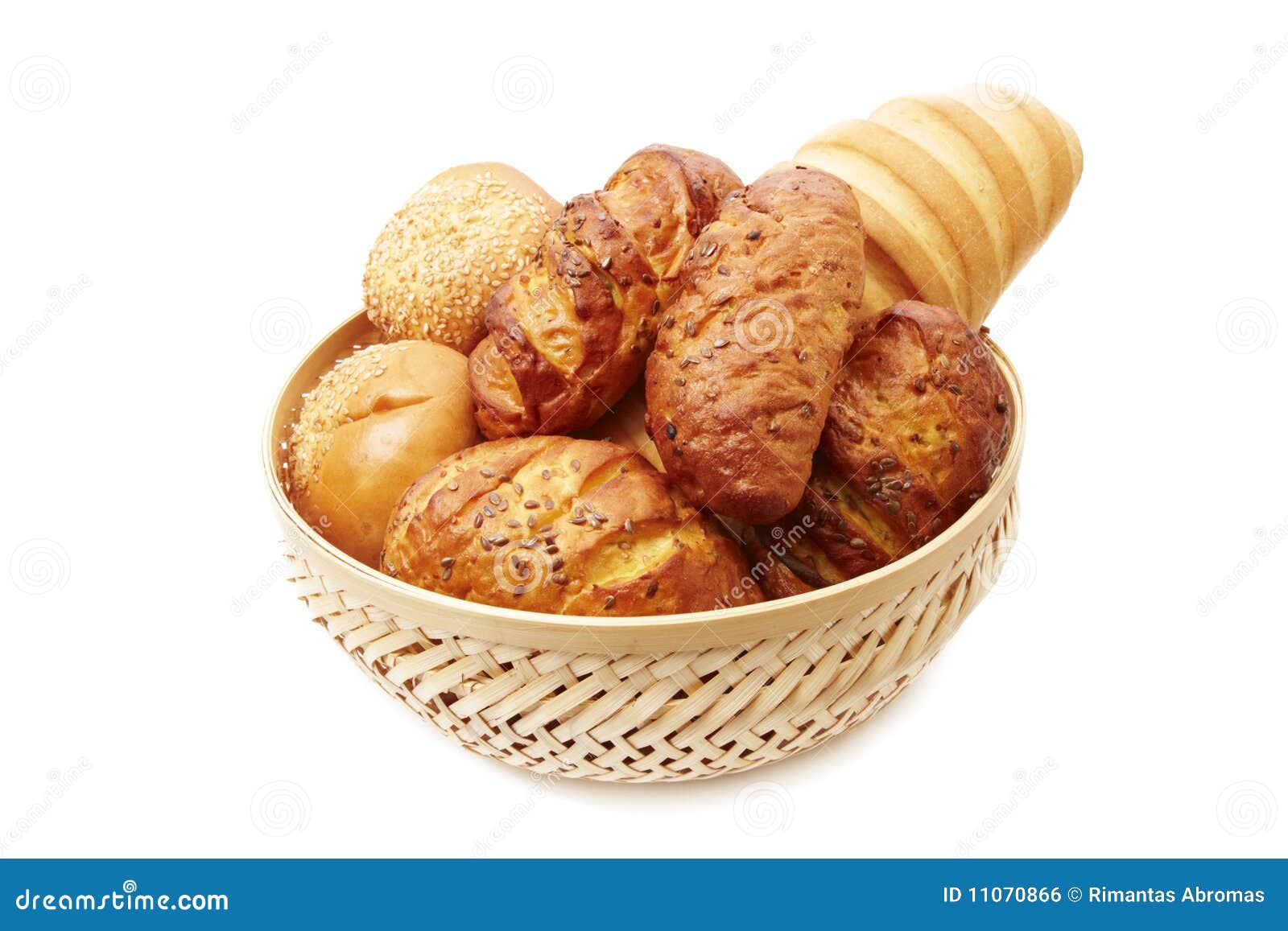 Bread in basket stock photo. Image of bakery, assortment 11070866