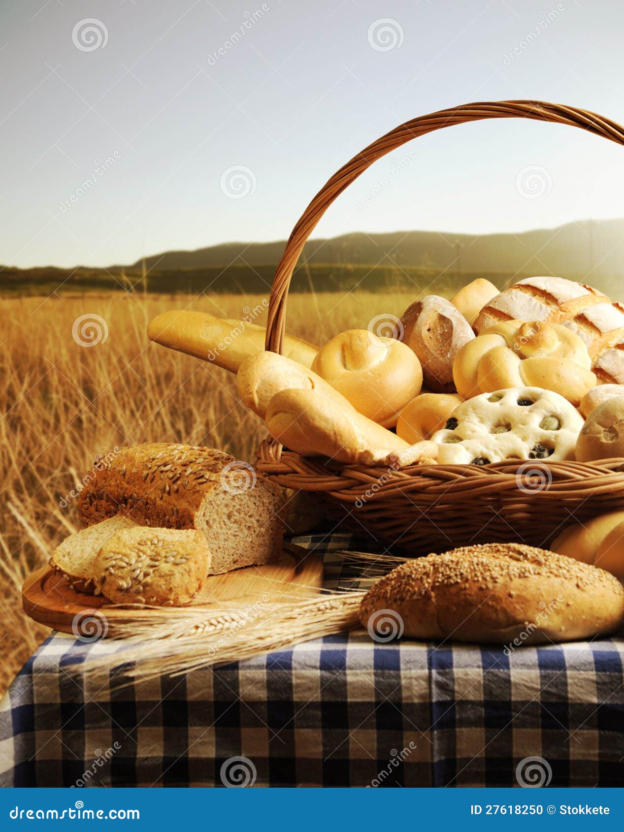 Bread basket stock photo. Image of bread, dieting, european 27618250