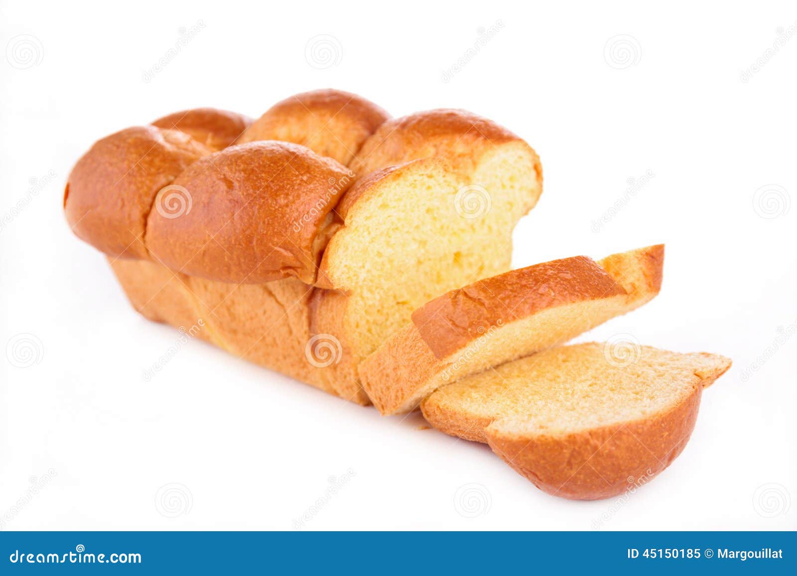 Bread, brioche stock image. Image of isolated, bread 45150185