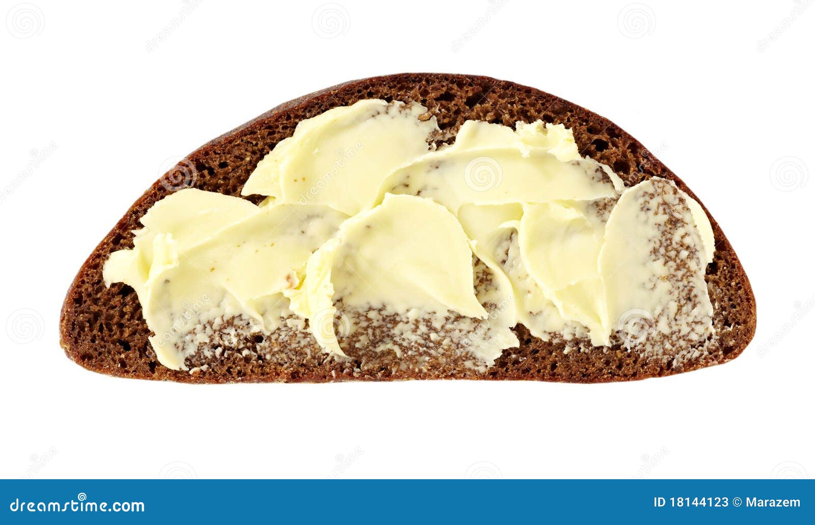 Bread with butter stock image. Image of slice, food, butter 18144123