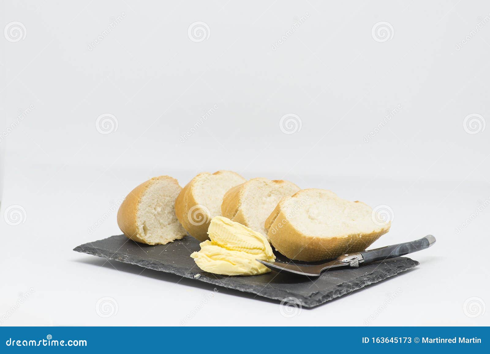 Bread and Butter Breakfast with a Healthy Diet Stock Image Image of