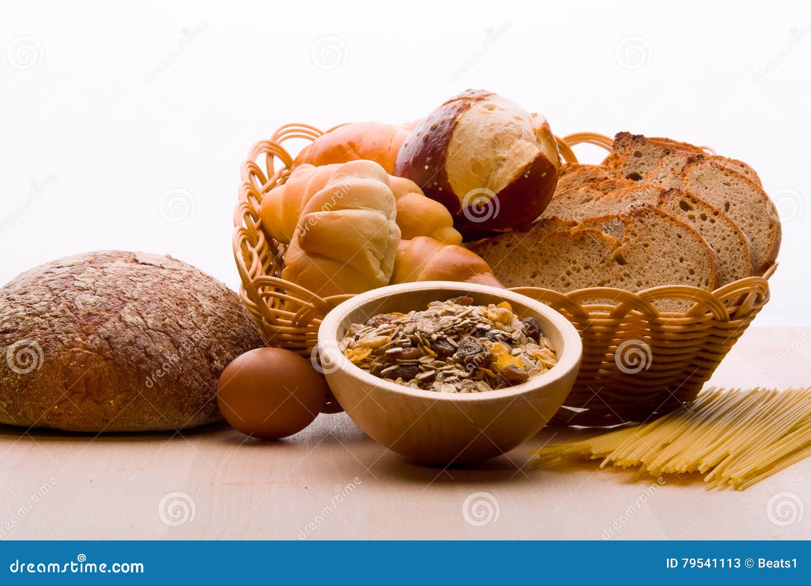 Pasta Rice Bread Cereal Stock Photography | CartoonDealer.com #89462