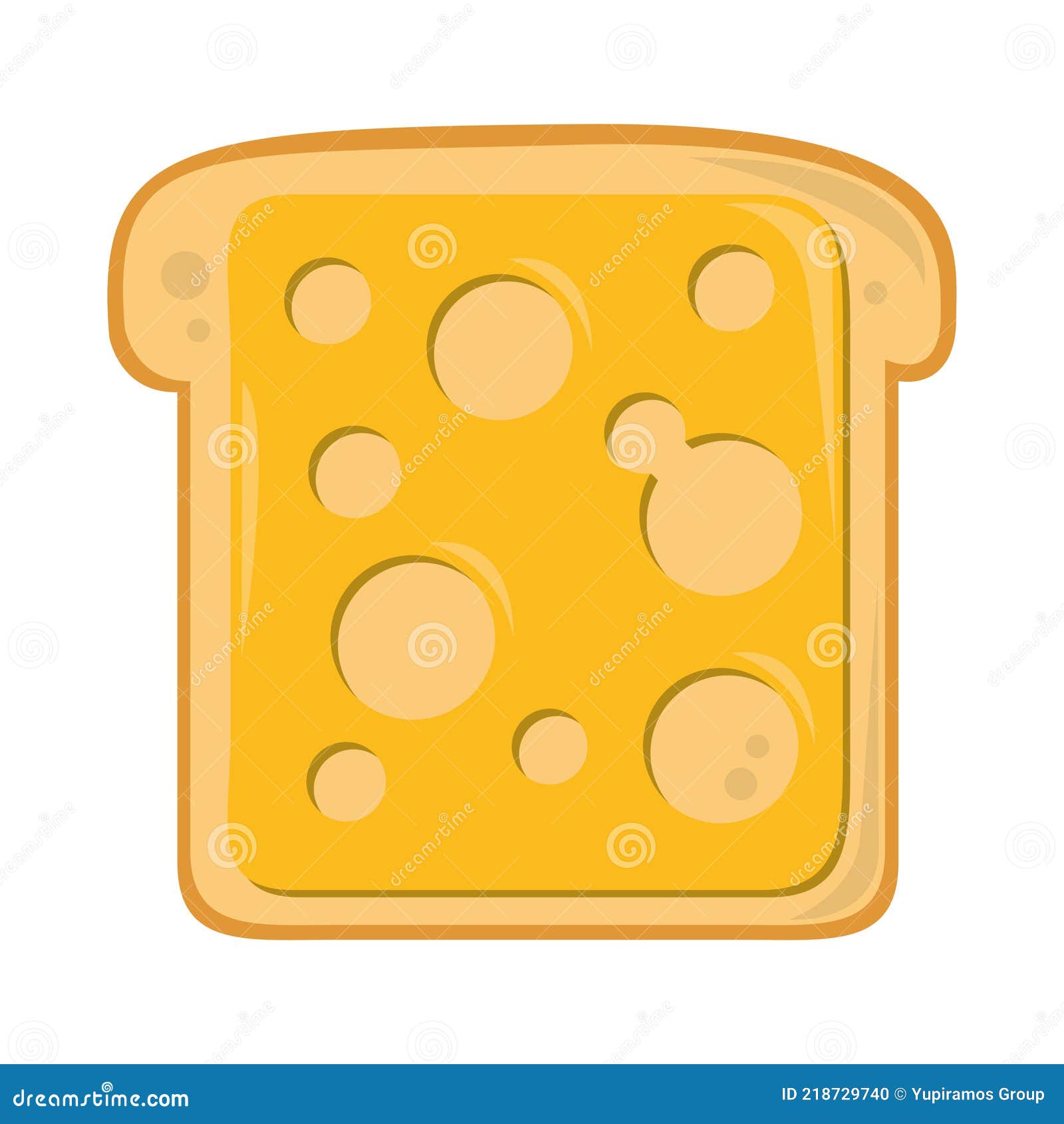 Bread, Cheese, Wine Icon. Food Label, Logo For  And Banners. Cartoon