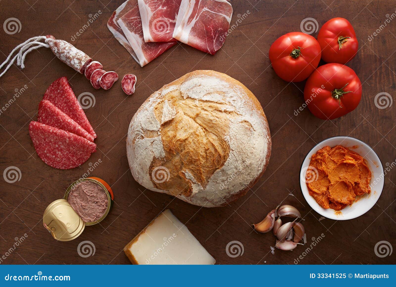 bread with cold meat