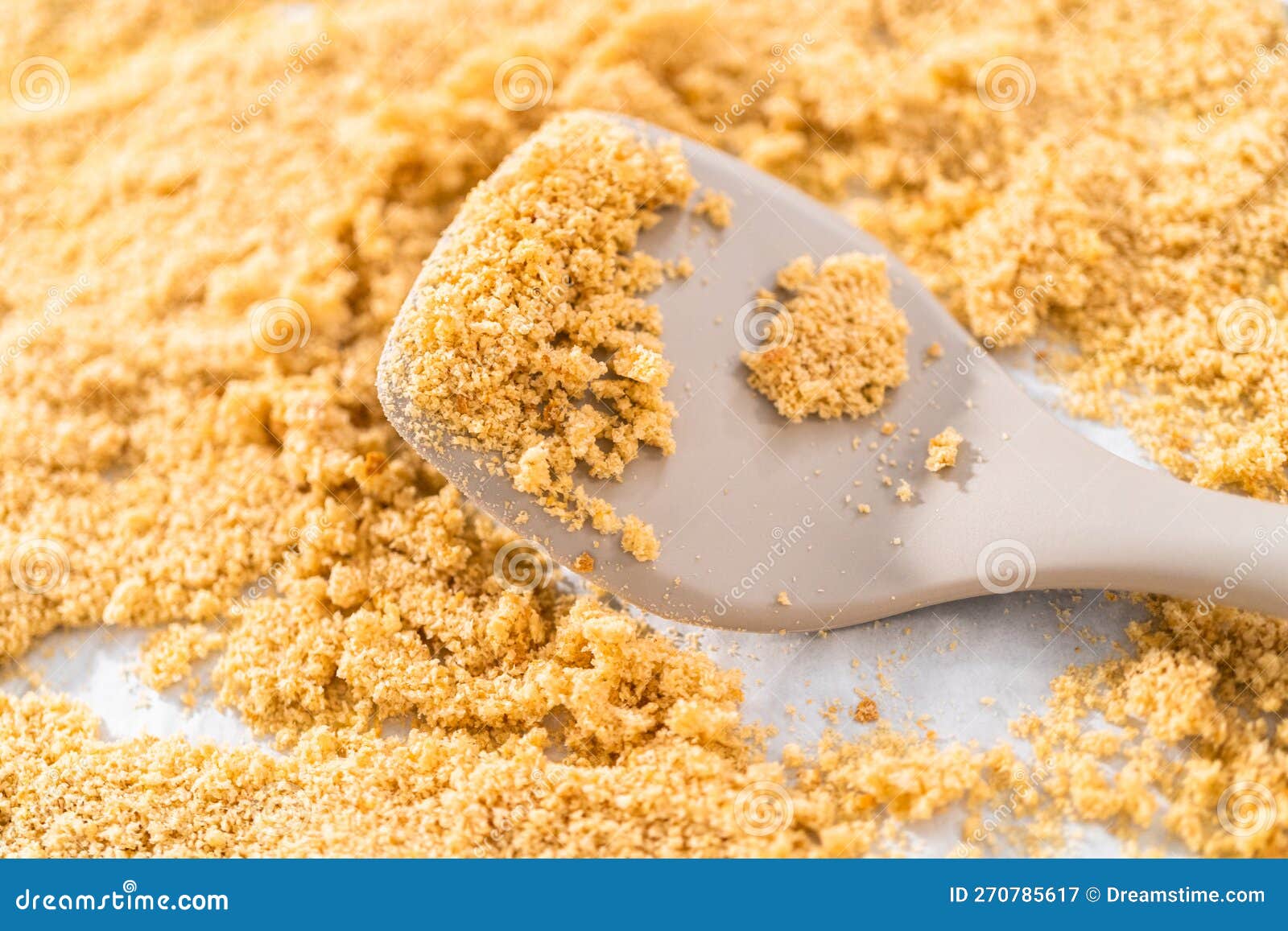 Bread crumbs stock image. Image of preparing, making 270785617