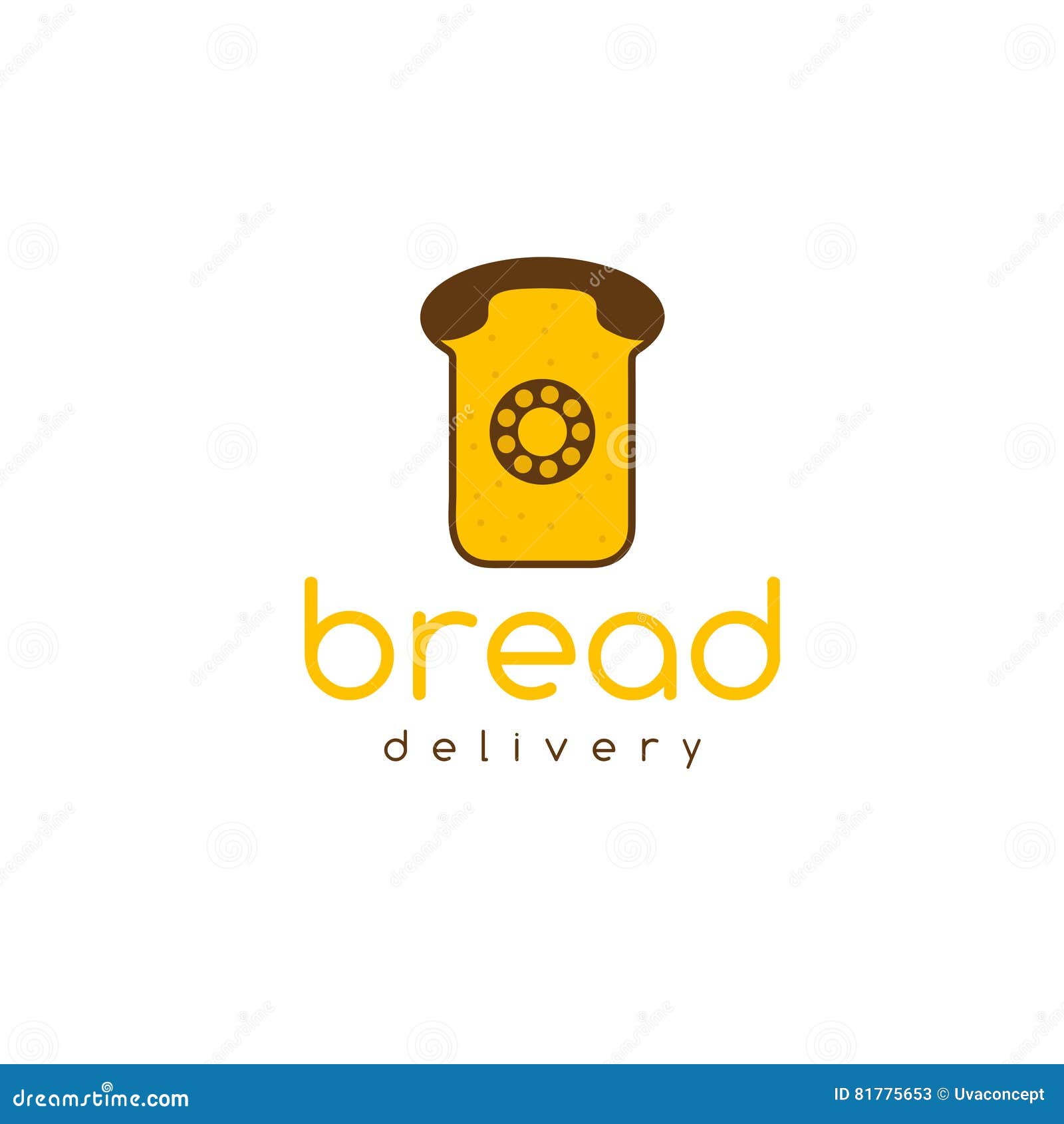 Bread Delivery Vector Illustration Concept Stock Vector Illustration