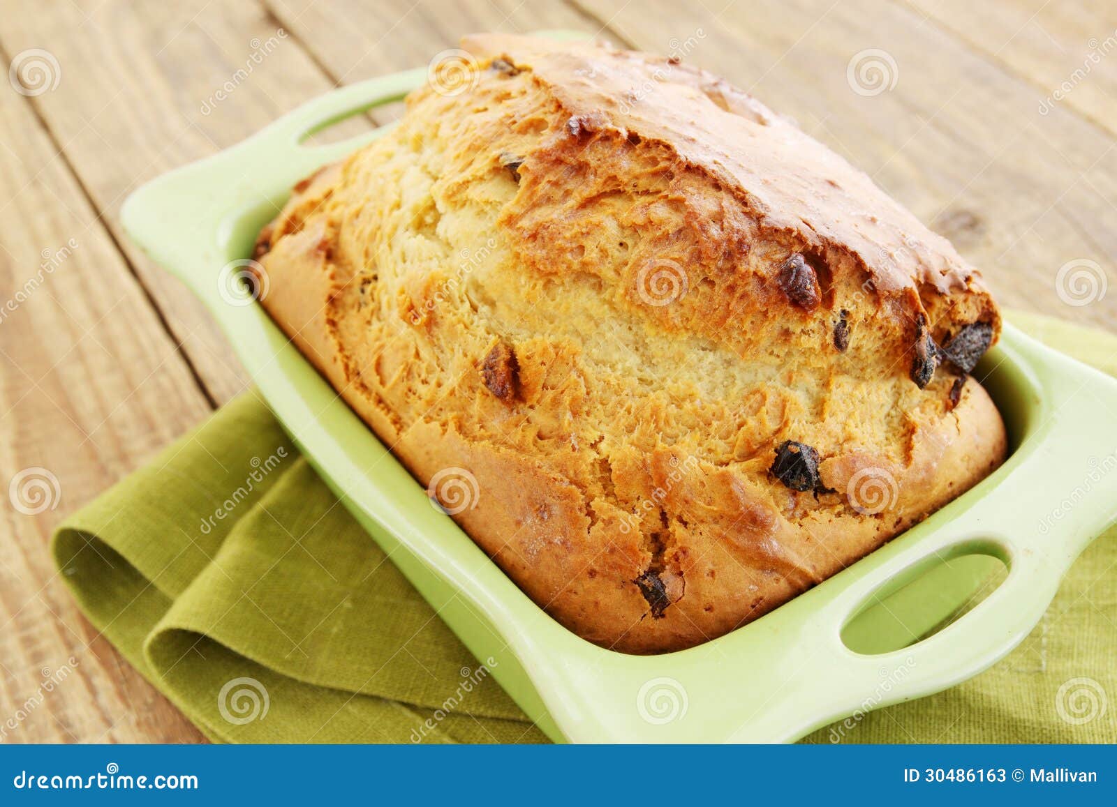 Bread with dried fruit stock image. Image of breakfast 30486163