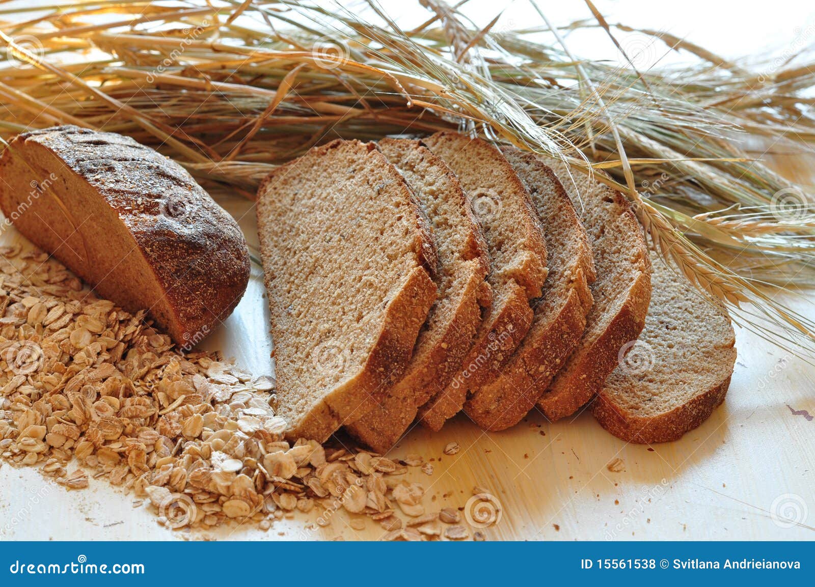 Bread and ears stock photo. Image of bread, aroma, ears 15561538