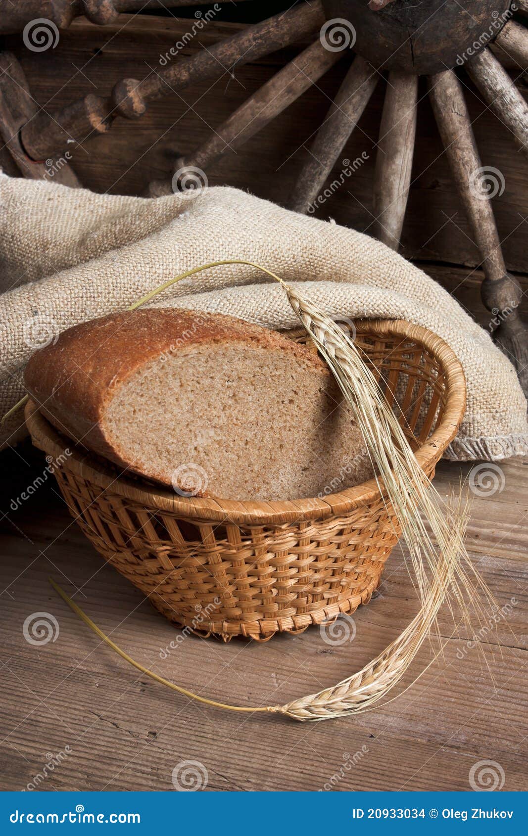 Bread and ears stock photo. Image of straw, cereals, barley 20933034