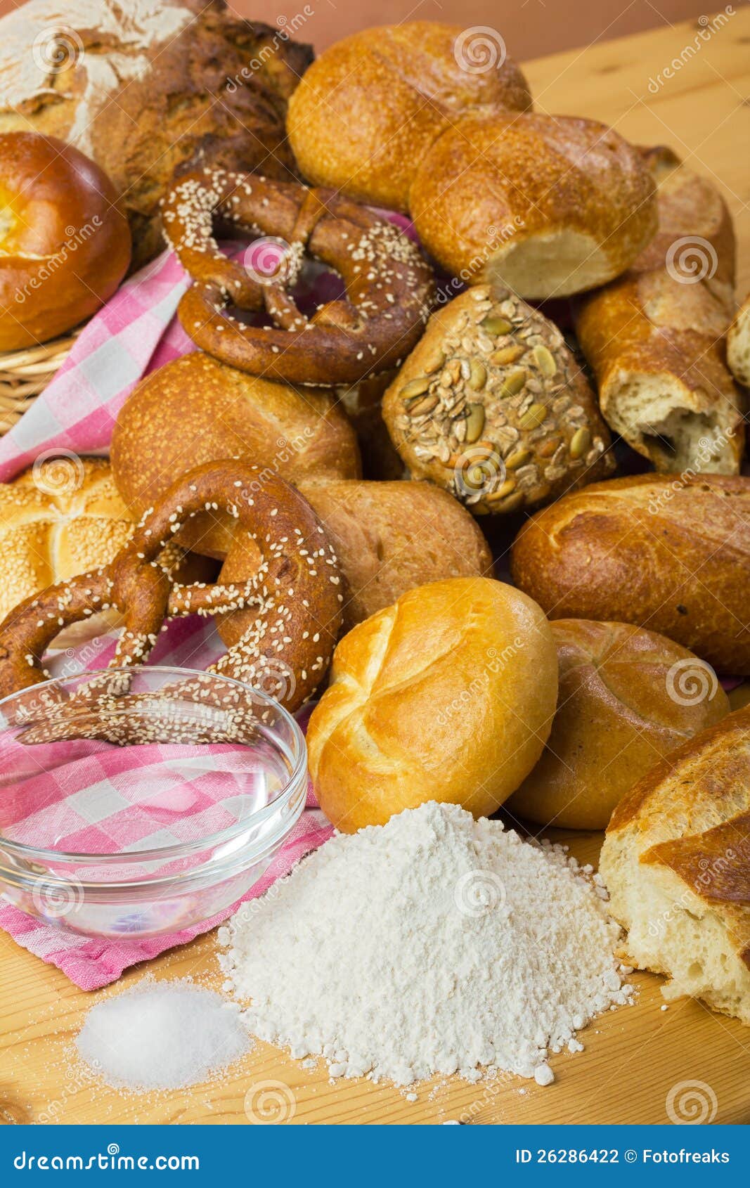 Bread, Flour, Water and Salt Stock Photo Image of ingredient, ingredients 26286422