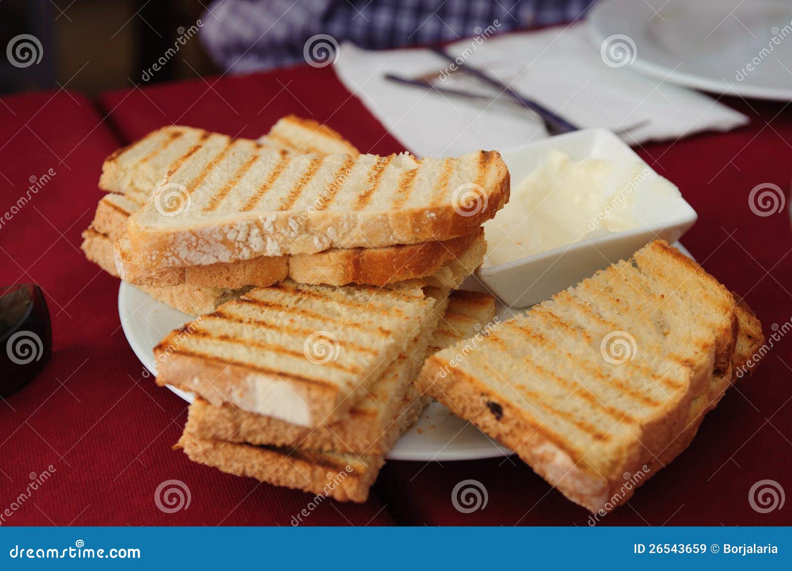 Bread and Garlic Mayonnaise Sauce Stock Image Image of portuguese