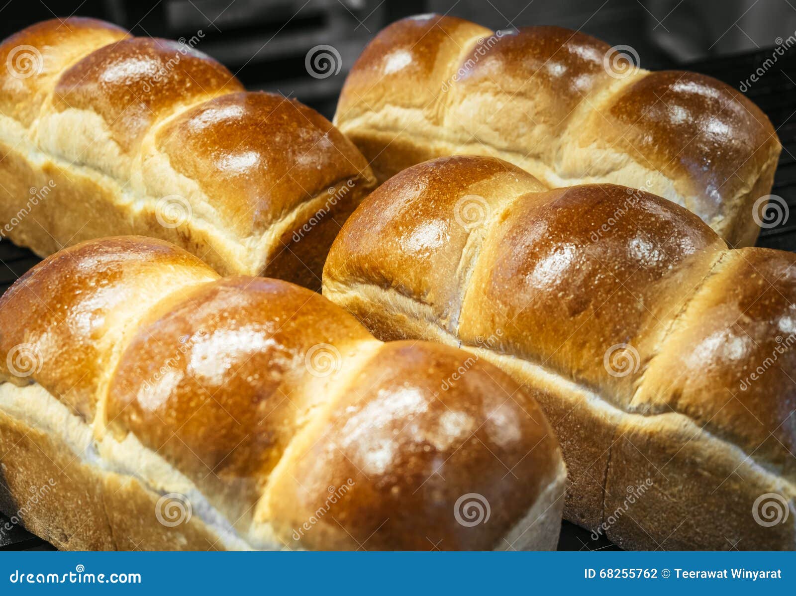 Bread Loaf Fresh Bake Display Bakery Shop Stock Photo Image of bread