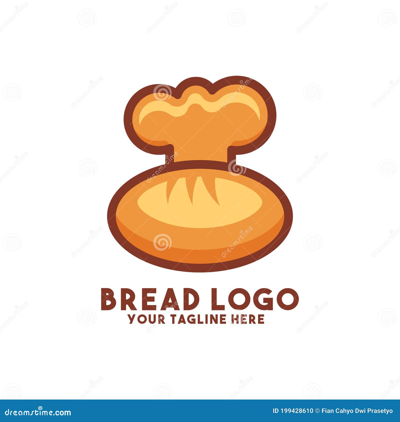 Bread Logo Modern Concept Design Stock Vector Illustration of quality