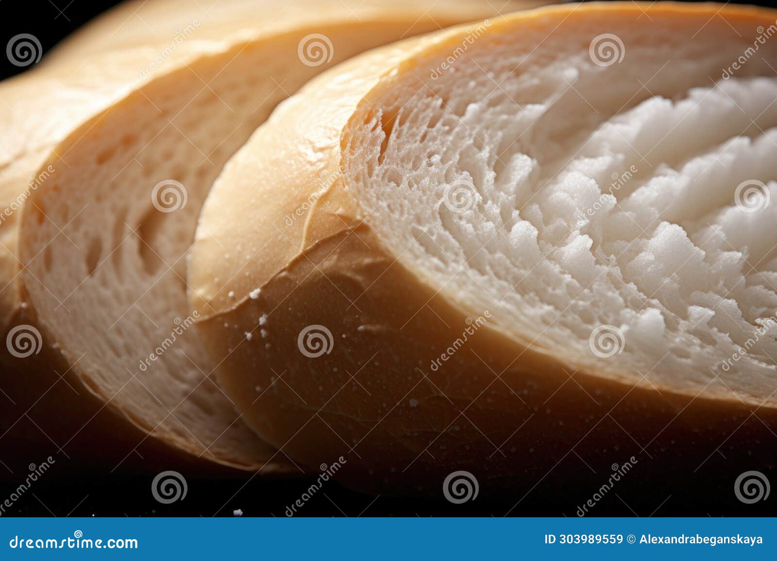 Bread Made only from Egg Whites, Sugar and Cornstarch Stock