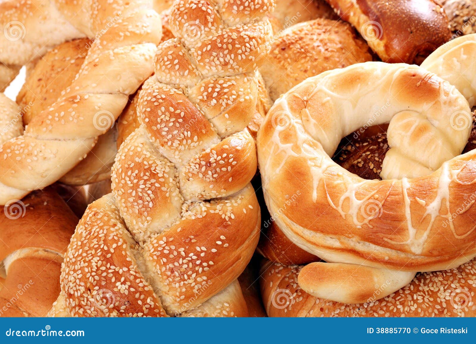 Bread and pastry stock photo. Image of natural, macro 38885770