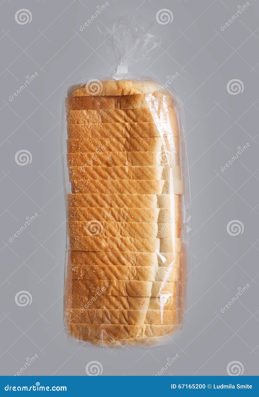 Bread in plastic bag. stock photo. Image of bakery, background 67165200